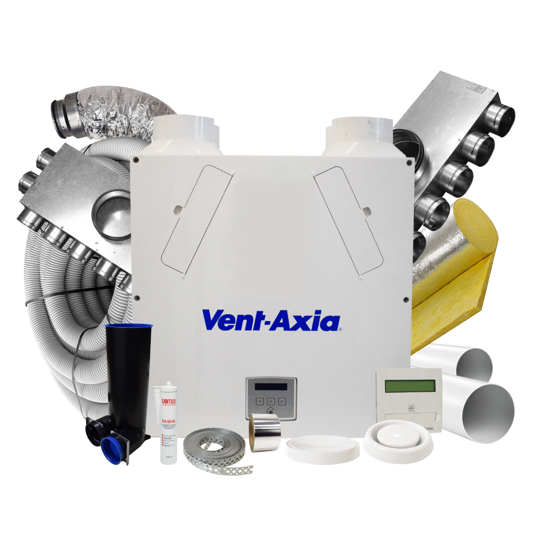 Vent Axia Kinetic F L/H – 15 Room Complete MVHR Kit