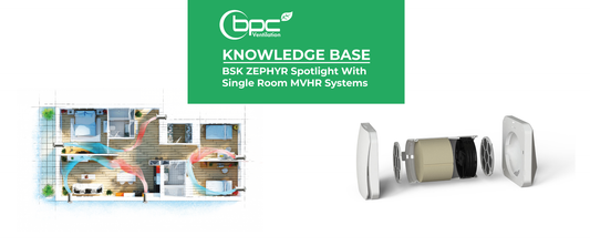 BSK ZEPHYR Spotlight With Single Room MVHR Systems