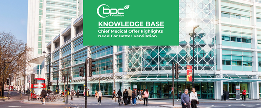 UK Chief Medical Officer report emphasizing improved ventilation to reduce indoor air pollution and protect public health