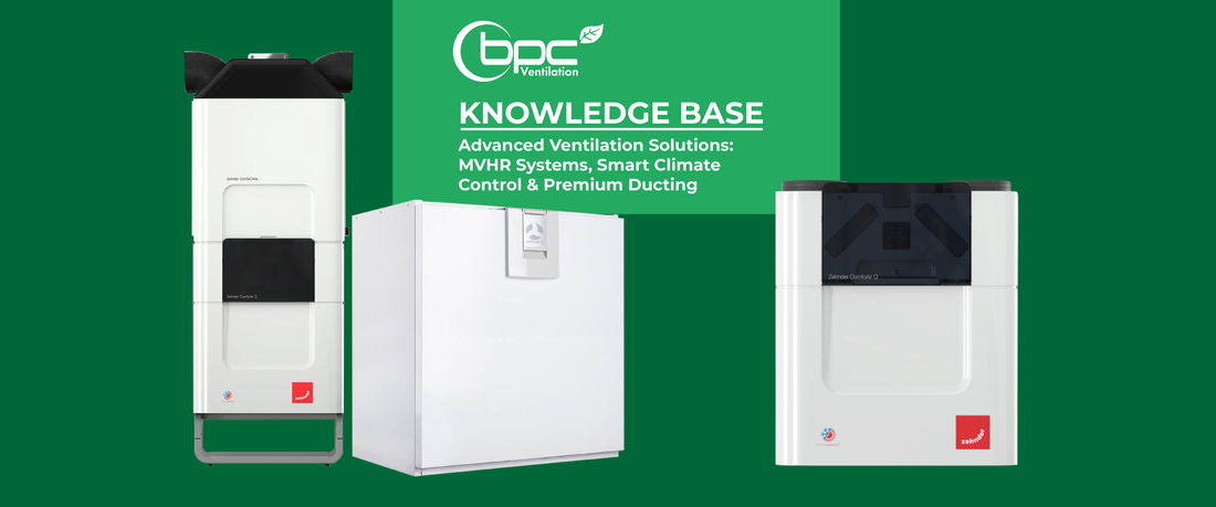 Smart ducting system designed for efficient airflow and quiet MVHR ventilation performance