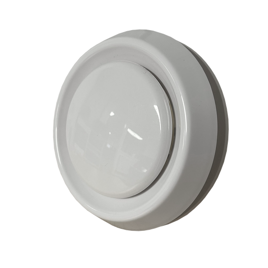 125mm - Ceiling Air Valve PVC (white) for Flexible Pipe Connection