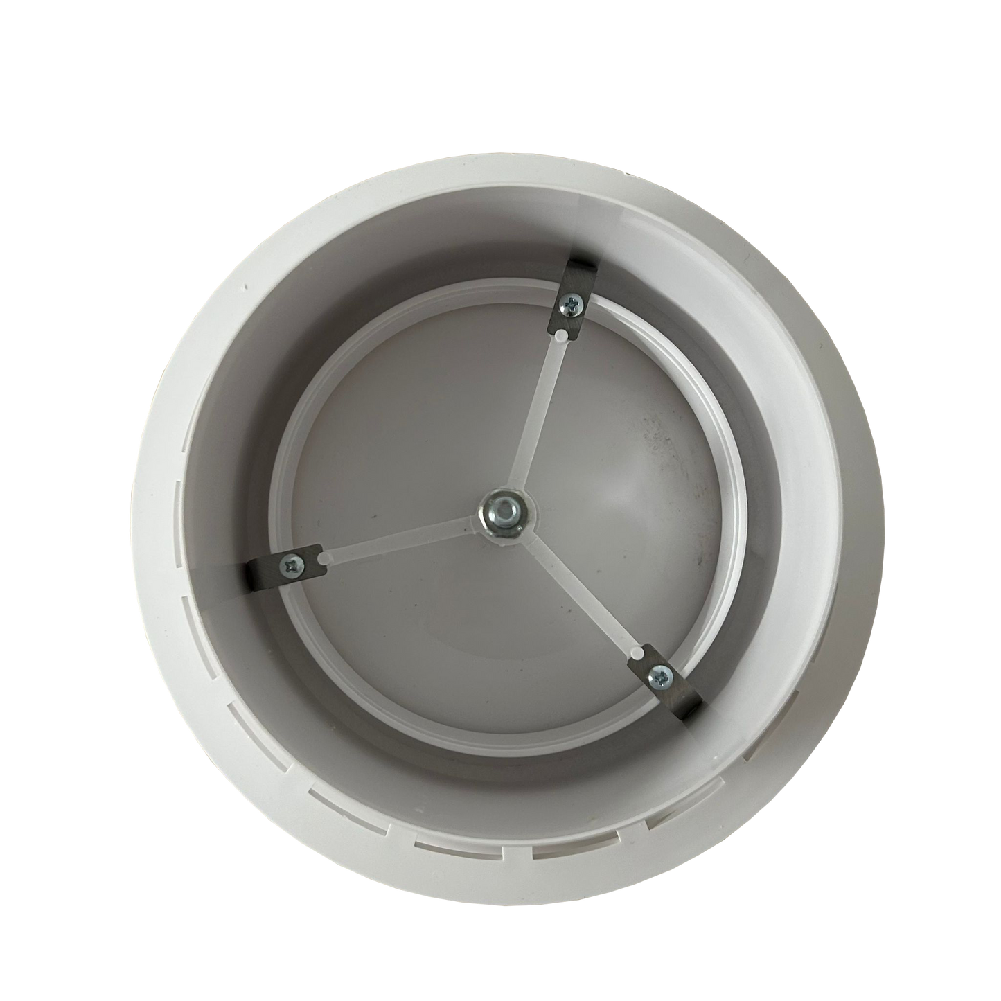 125mm - Ceiling Air Valve PVC (white) for Flexible Pipe Connection