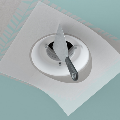 ErgoVent RONDO flush mounted air valve round 100mm - Coanda Effect