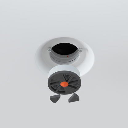 ErgoVent RONDO flush mounted air valve round 100mm - Coanda Effect