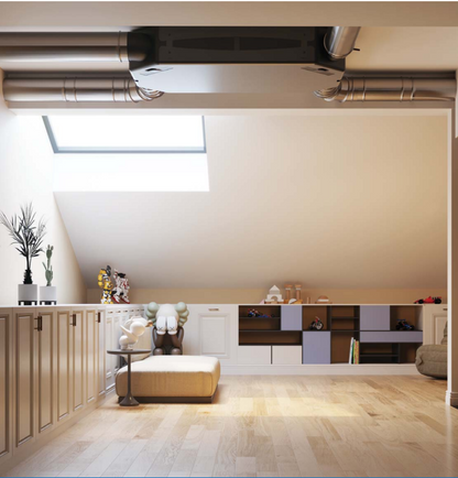 BSK Notus Slim ceiling mounted 400m3/hr unit with humidity sensor