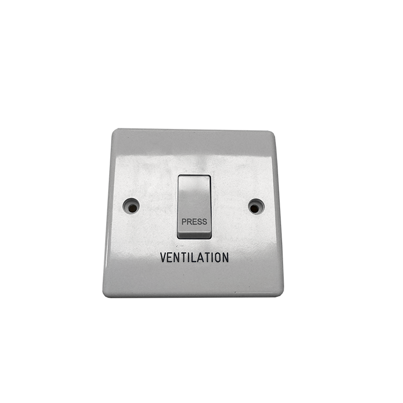 Quiet-Vent White Momentary Boost Switch