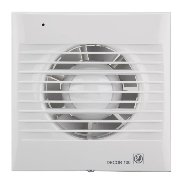 S&P Decor 100 CZ Wall Fan - Indicator / Shutte - Rated 22l/s