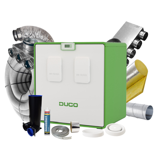 DucoBox Energy Comfort Plus D450 UK – 18 Room Complete MVHR Kit
