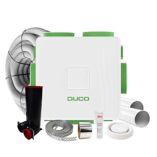 DucoBox Reno UK – 3 Extract-Room Complete MEV Kit