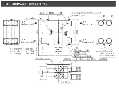 Mitsubishi LGH200RVX3-E