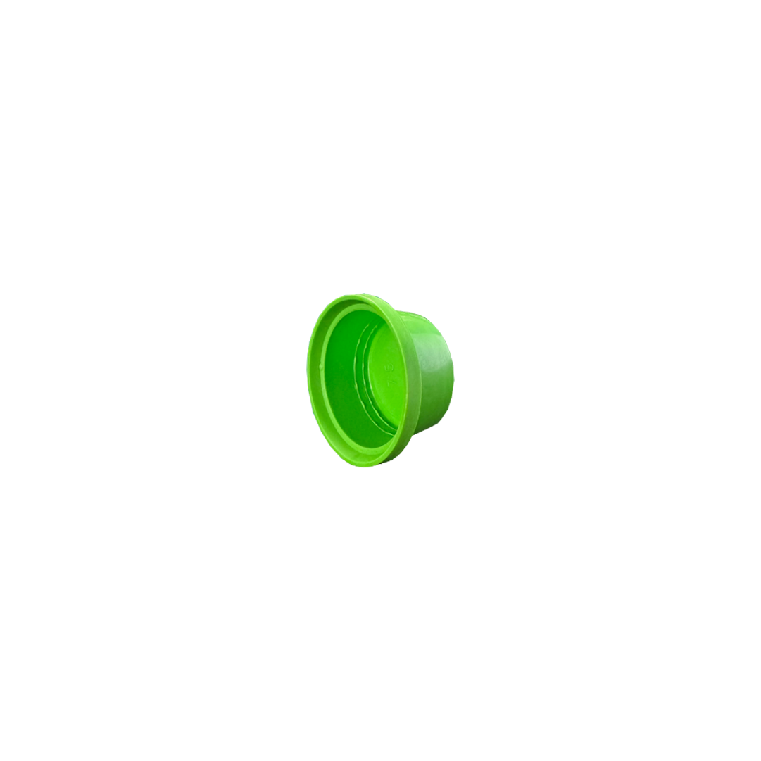 Quiet-Vent - 75mm Blanking Green Cap for Pro S/Steel Distribution Box
