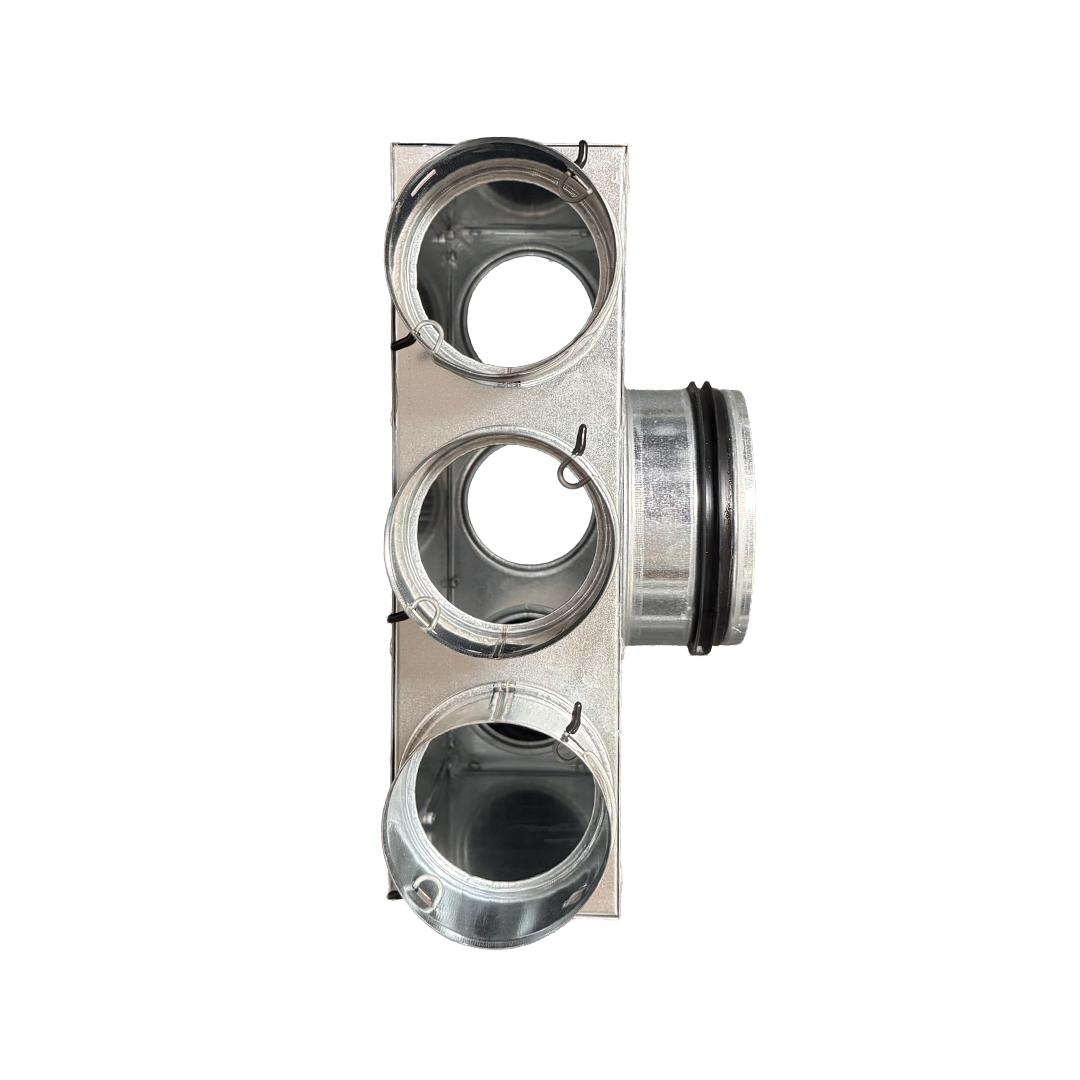 Quiet-Vent 6 Point 75mm Top Entry Distribution Box 125mm Spigot