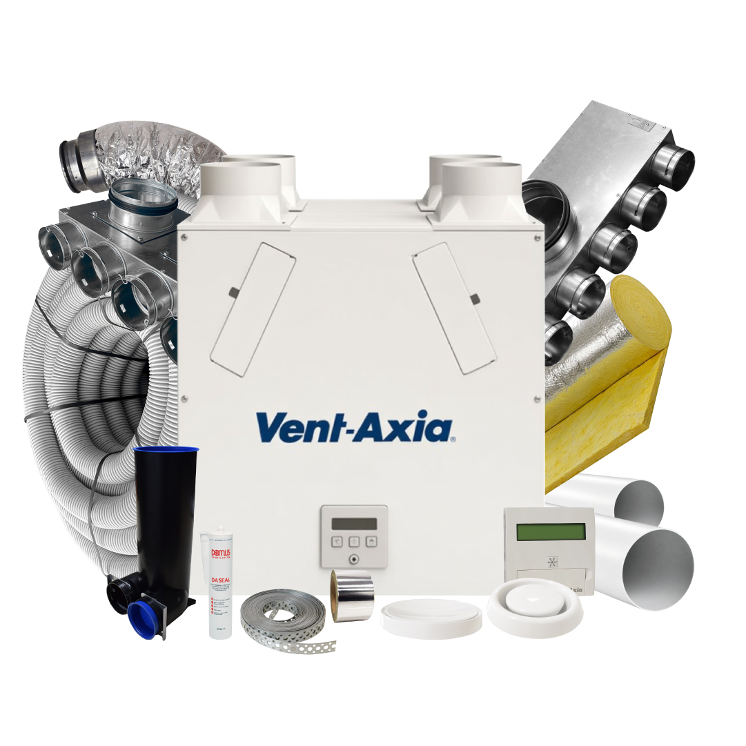 Vent Axia Kinetic BH R/H – 10 Room Complete MVHR Kit