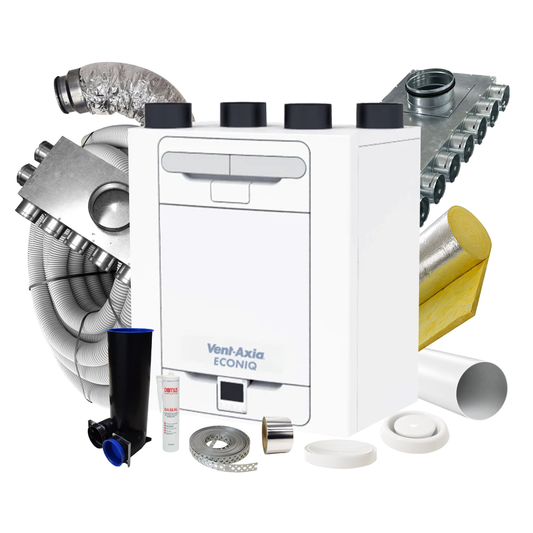 Vent Axia Sentinel Econiq S – 8 Room Complete MVHR Kit