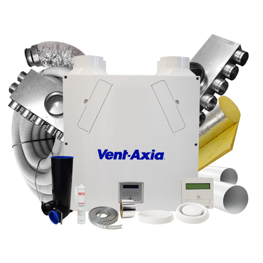 Vent Axia Kinetic F R/H – 6 Room Complete MVHR Kit