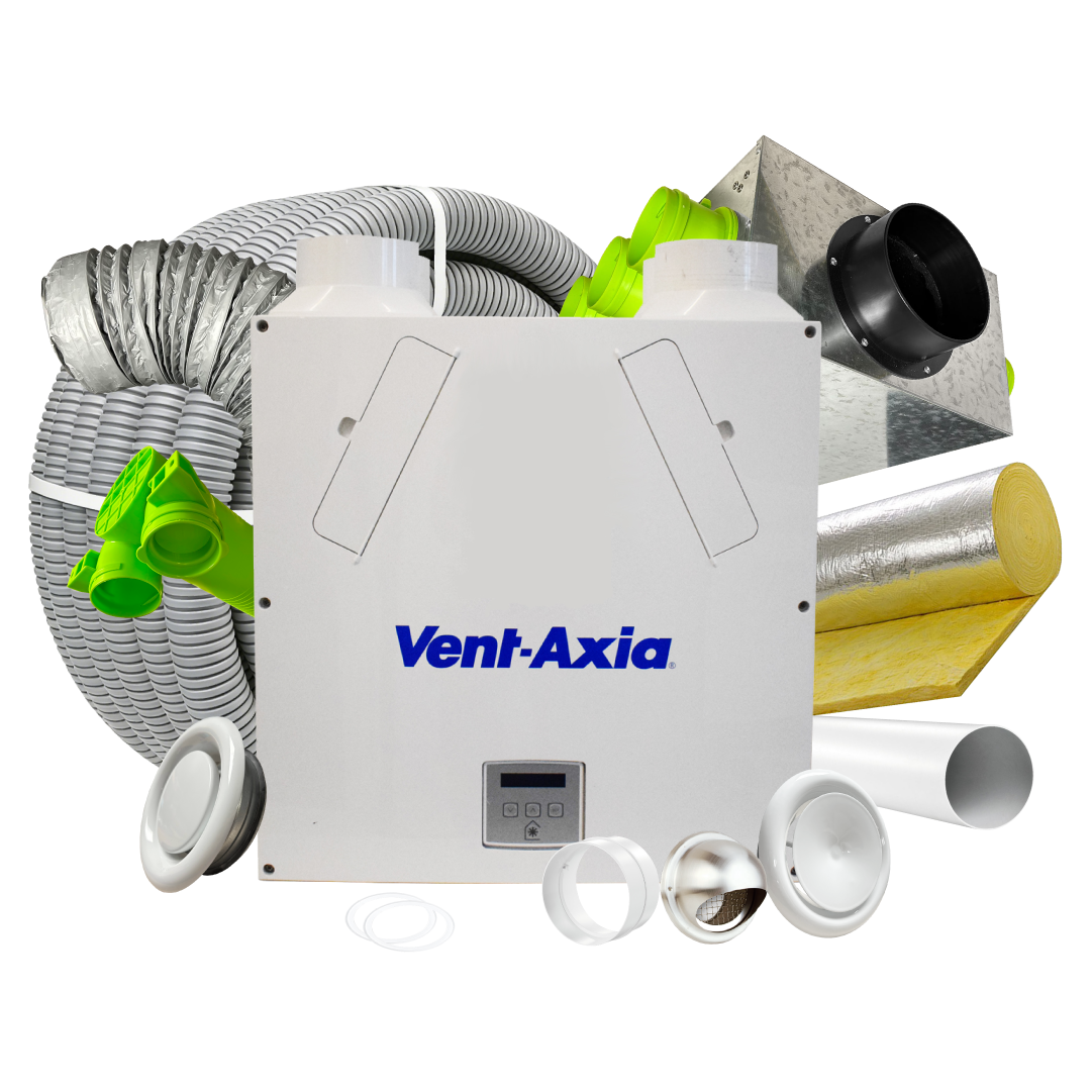 BPC Standard 10 Room MVHR Kit – Vent Axia Kinetic F R/H