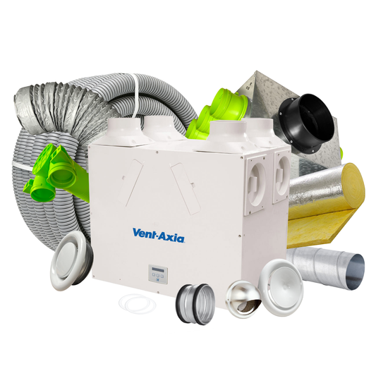 BPC Standard 12 Room MVHR Kit – Vent Axia Kinetic Highflow R/H