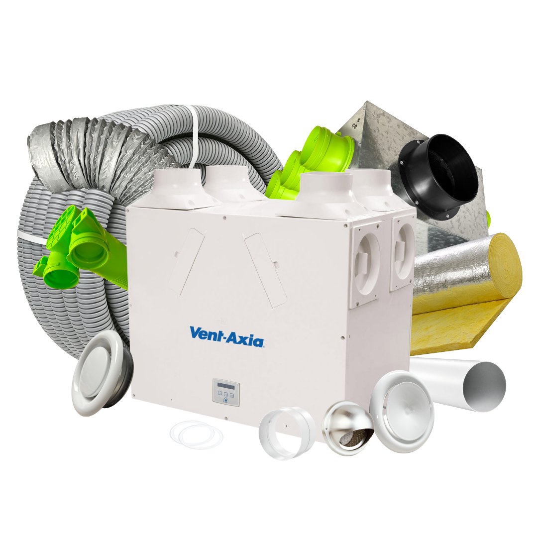 BPC Standard 10 Room MVHR Kit – Vent Axia Kinetic Plus B R/H