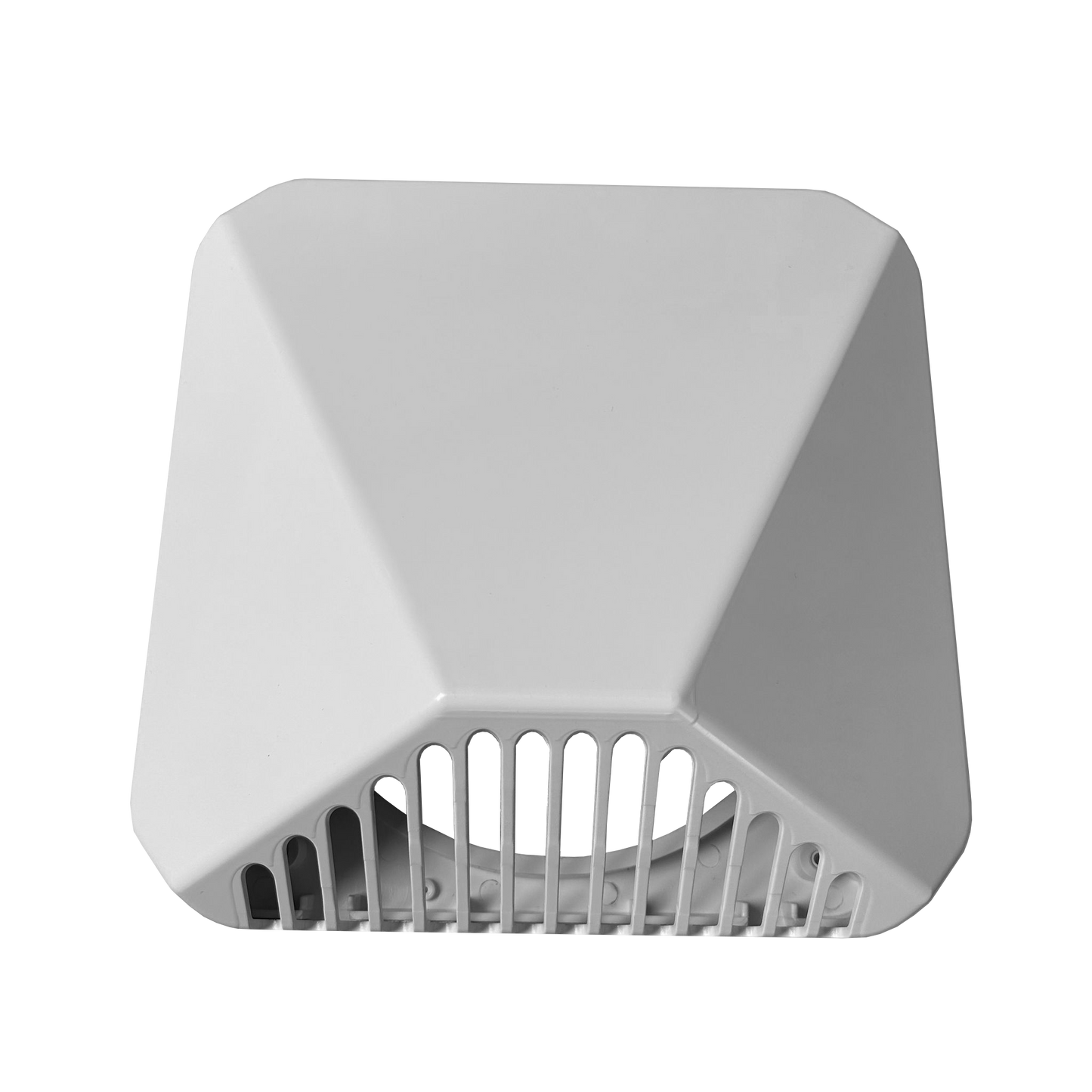 BSK Zephyr White PVC Outer Wall Plate & Grill