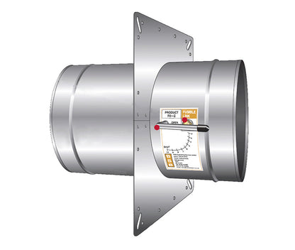 Resettable Single Blade Circular Fire Damper