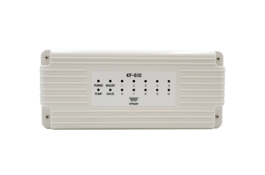 Whisper KF-510 230V kinetic 10-way wiring centre for underfloor heating system zone control