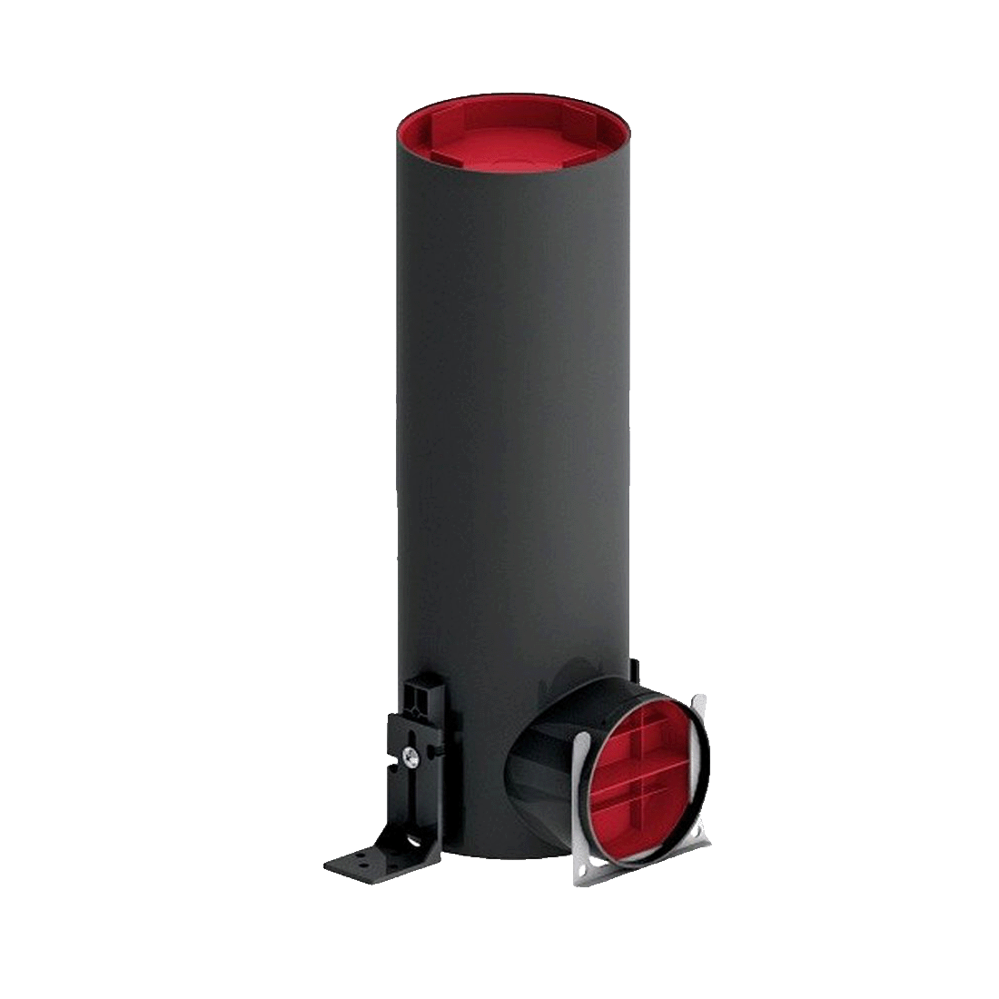 90º Single plenum 90mm round pipe (PVC) – BPC Ventilation Store