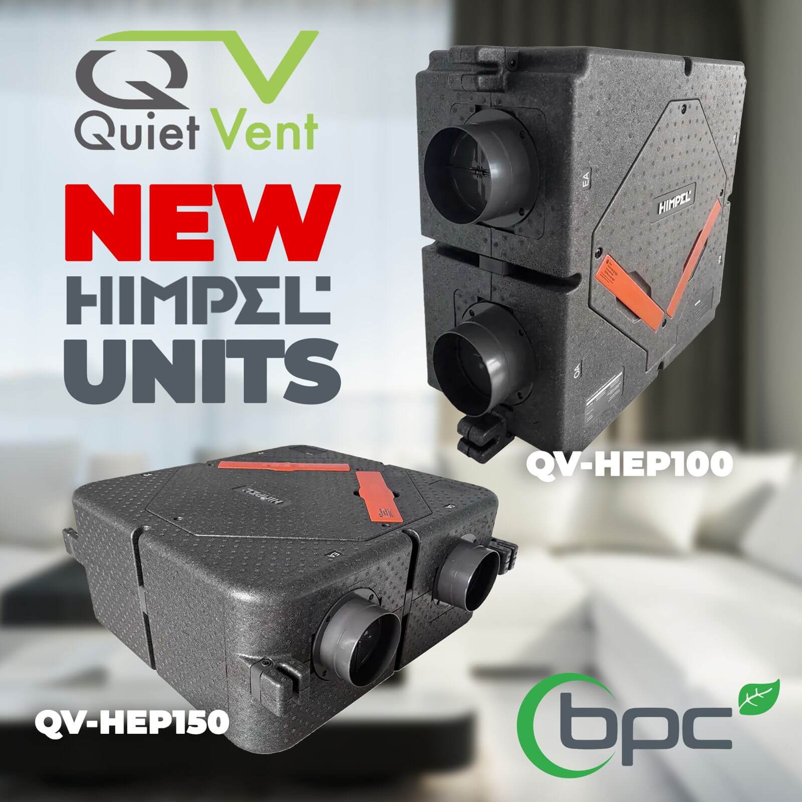 Introducing the NEW Quiet-Vent HIMPEL Units
